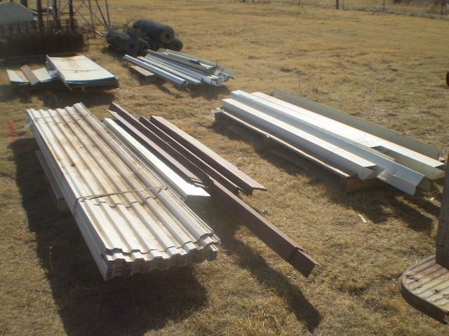 Metal building material